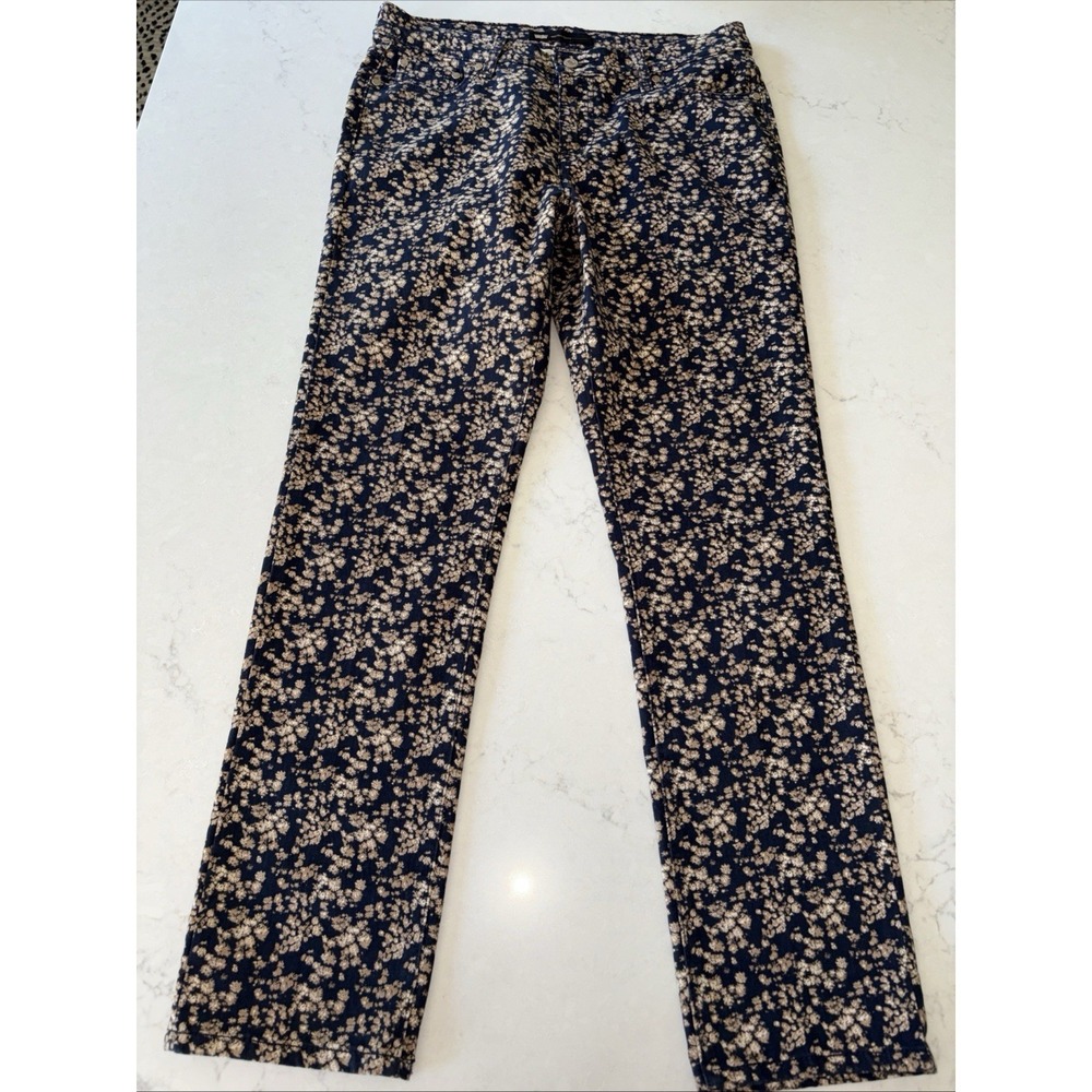 levis mid rise straight Skinny jeans twilight Floral print‎ Womens 14M 32X31